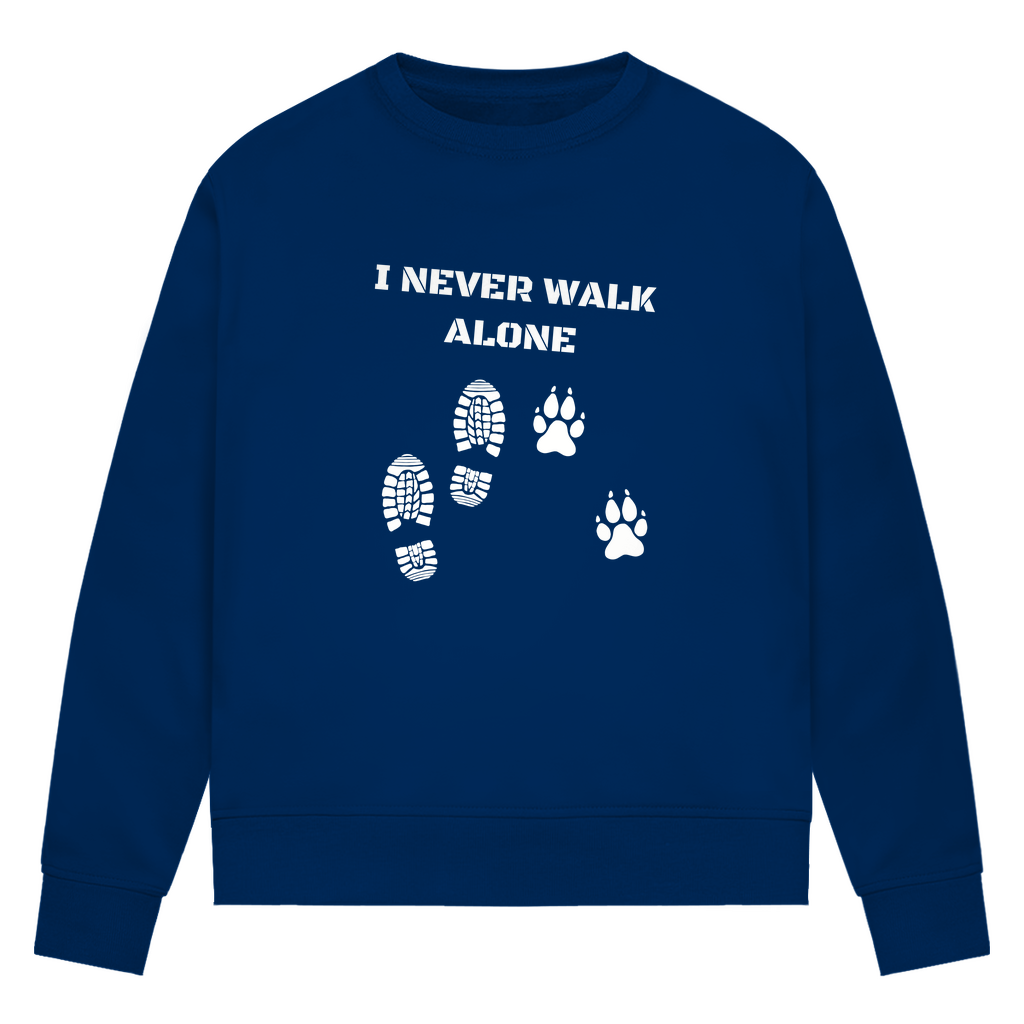 I Never Walk Alone - Bio-Sweatshirt für Damen