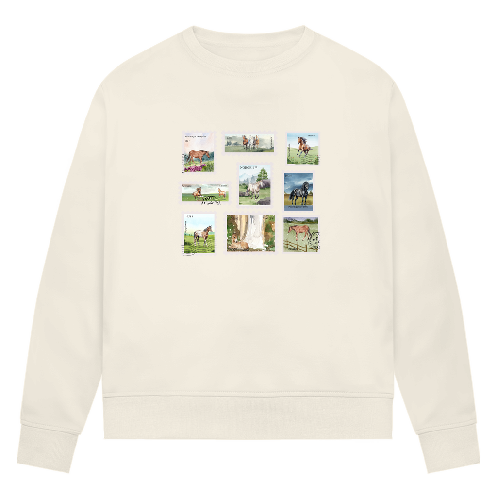 Pferdepost - Bio-Sweatshirt für Damen
