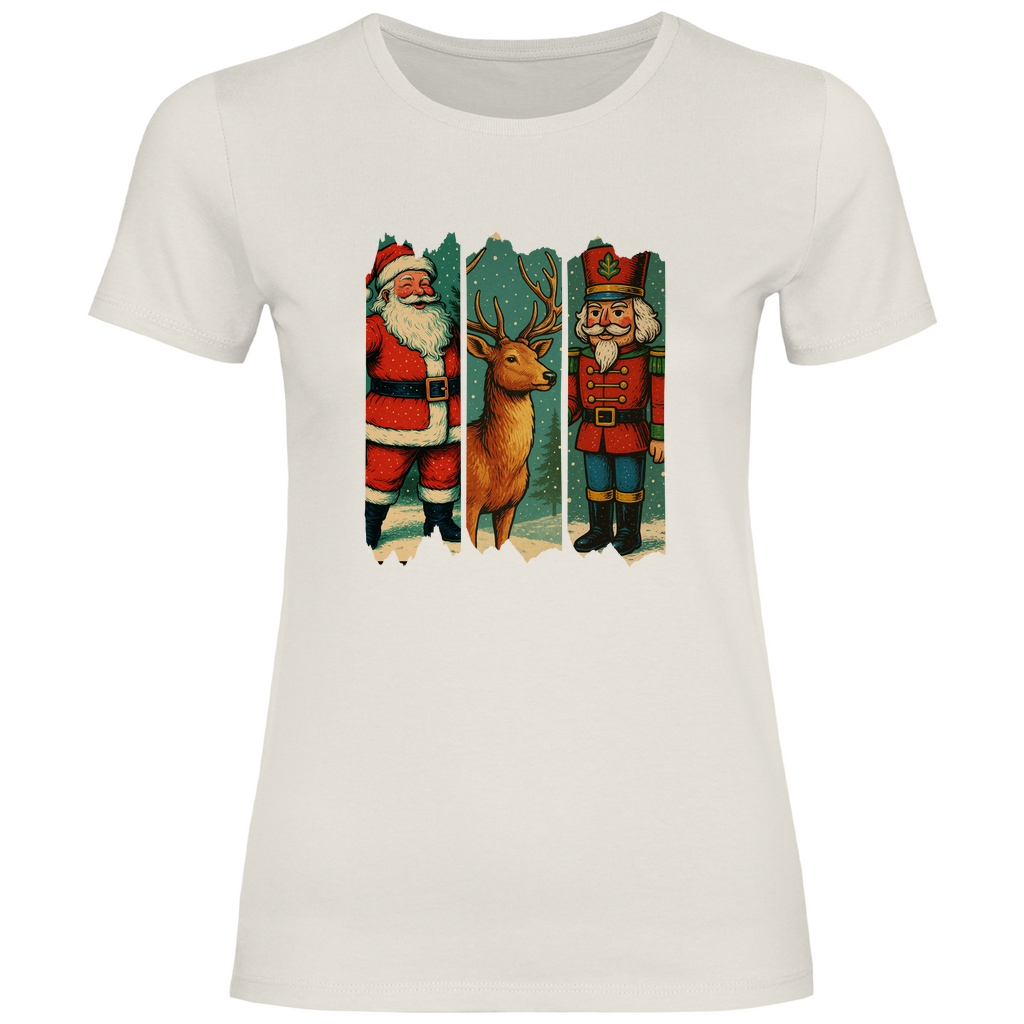 Damen T-Shirt Weihnachten