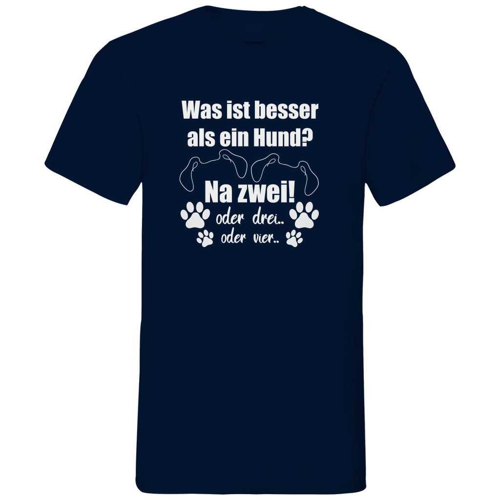 Je Mehr Desto Besser - V-Shirt für Herren