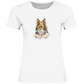 Flower Sheltie - T-Shirt für Damen