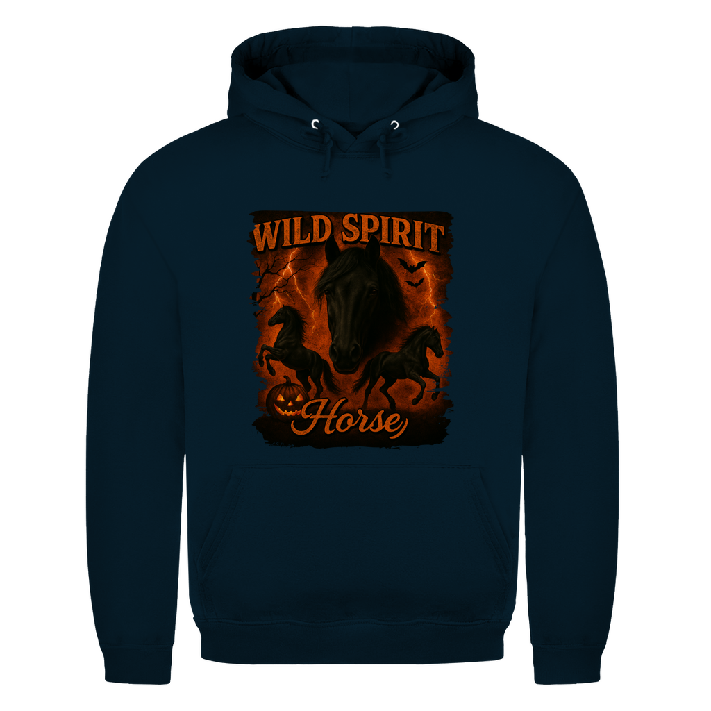 Black & Fire Horse - Hoodie Unisex