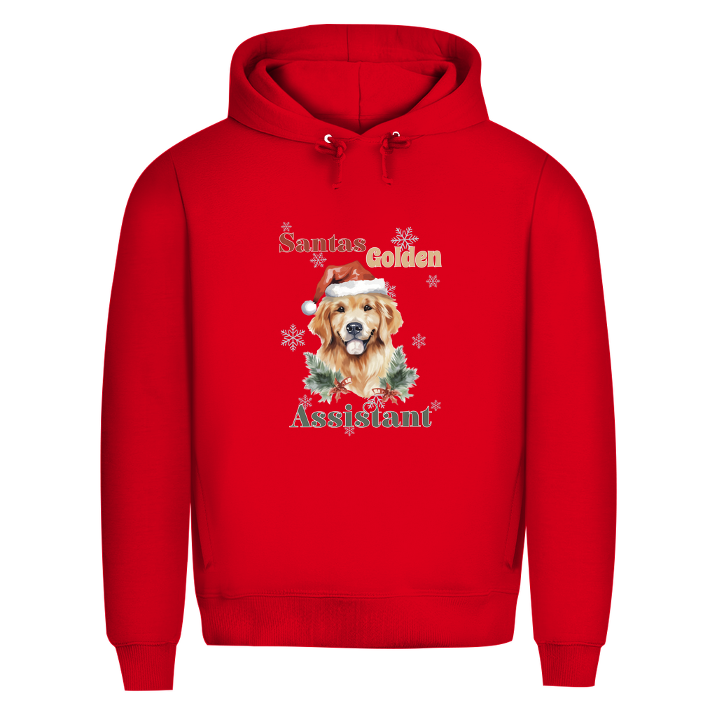 Santas Golden Assistantt - Bio-Hoodie für Herren