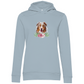 Flower Australian Shepherd - Bio-Hoodie für Damen