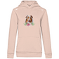 Flower Australian Shepherd - Bio-Hoodie für Damen