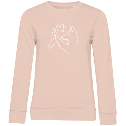 Wahre Liebe Stehohren - Bio-Sweatshirt für Damen