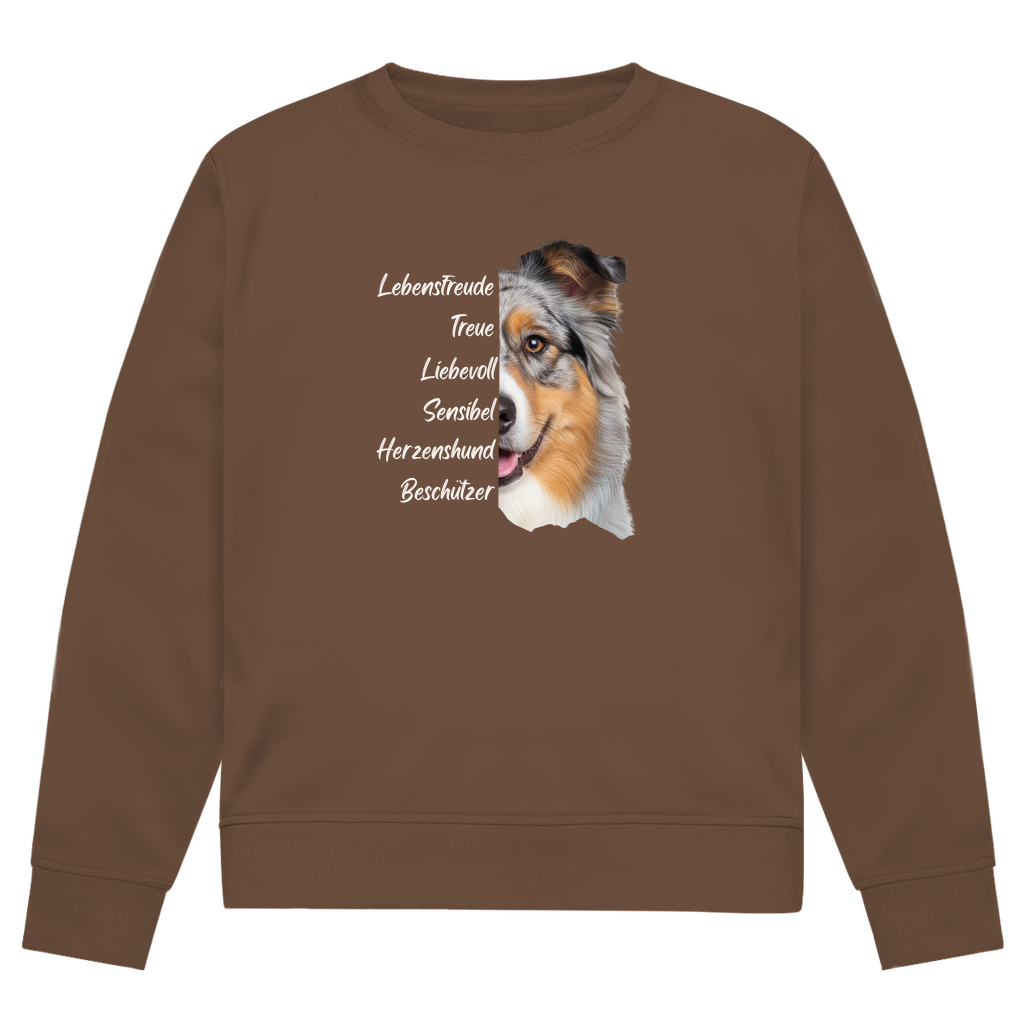 Australian Shepherd- Bio-Sweatshirt für Herren