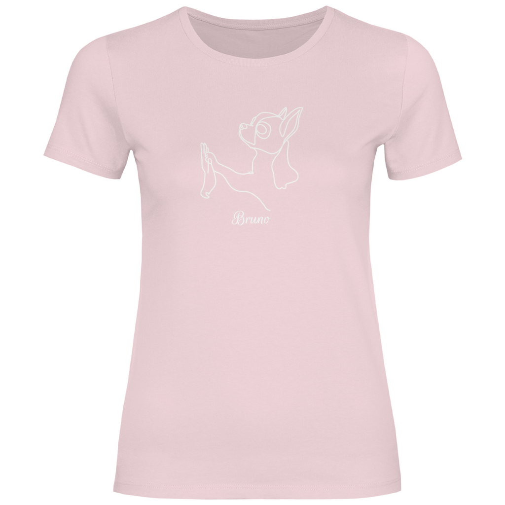 Chihuahua Team - T-Shirt für Damen-Dein Wunschtext