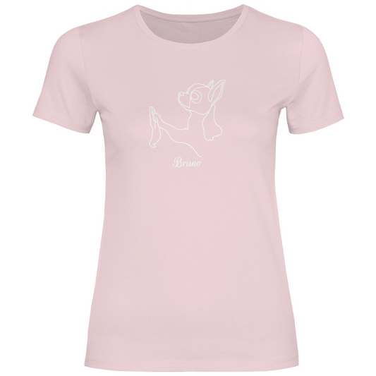 Chihuahua Team - T-Shirt für Damen-Dein Wunschtext