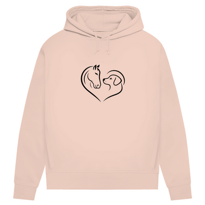 Herzensfreunde - Bio-Hoodie für Damen