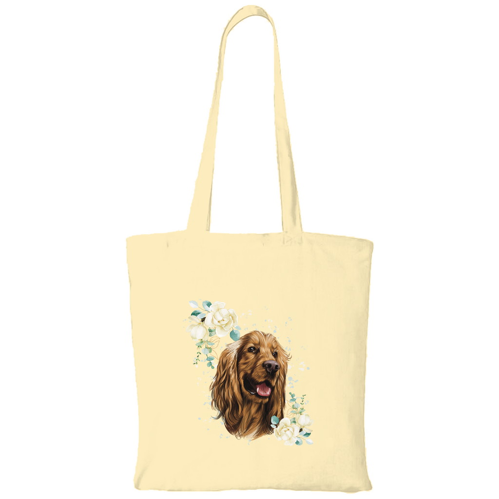 Flower Cocker Spaniel - Tragetasche