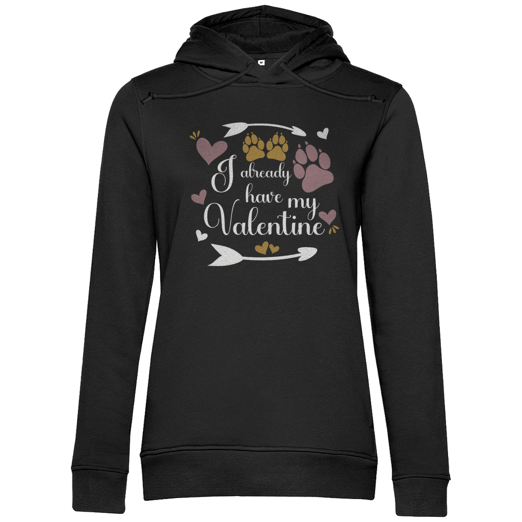 Limitiert: Meine Valentine - Bio-Hoodie für Damen