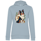 Dogs & Pines- Bio-Hoodie für Damen-Weihnachten