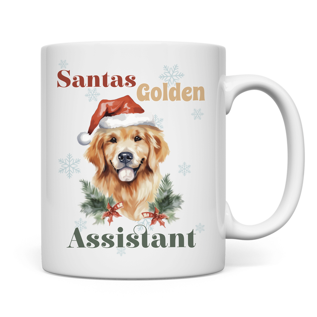 Santas Golden Assistant - Tasse