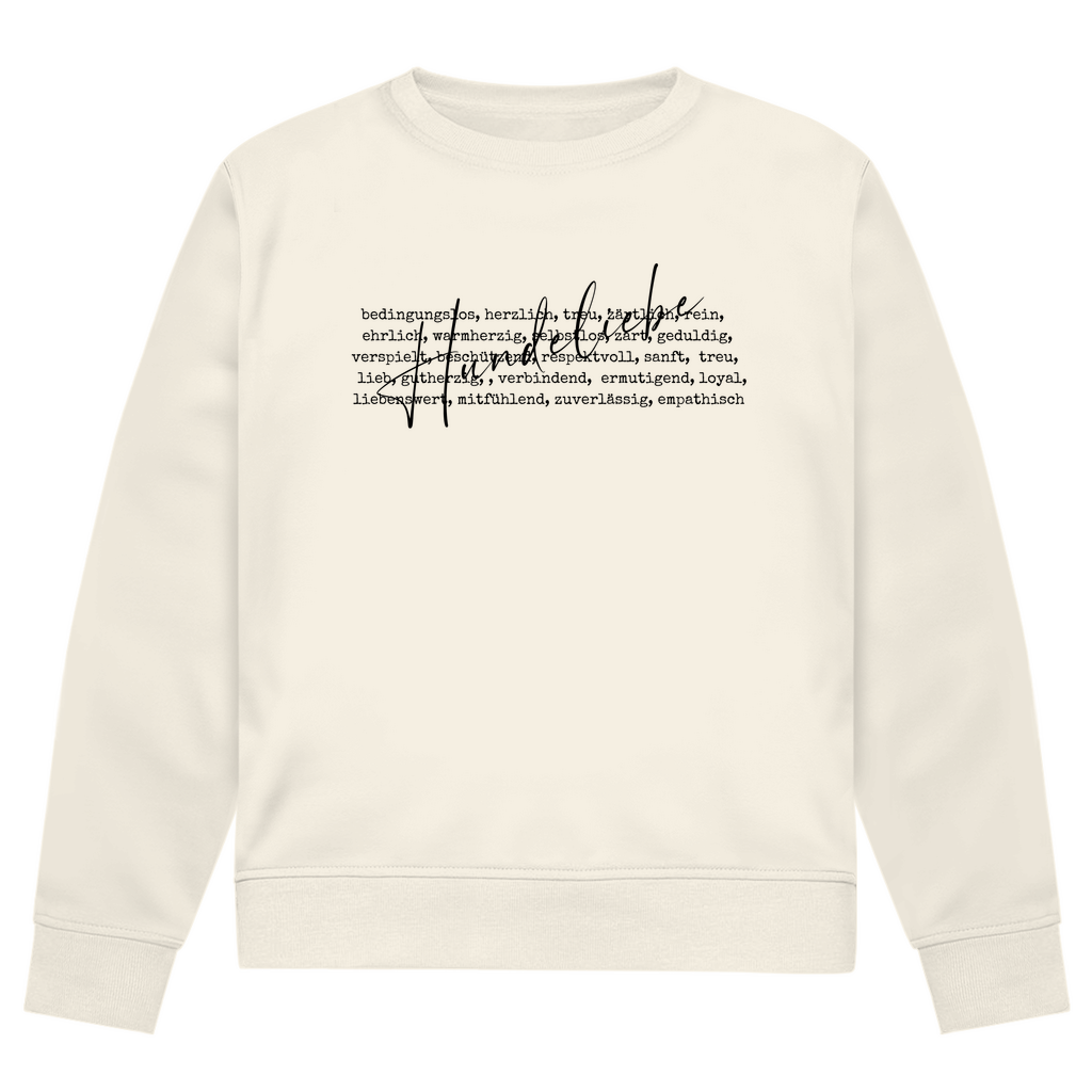 Herren Premium Bio Sweatshirt Hundeliebe