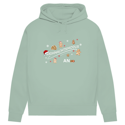 Weihnachtsmodus - Bio-Hoodie für Damen