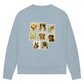 Briefmarken - Bio-Sweatshirt für Damen