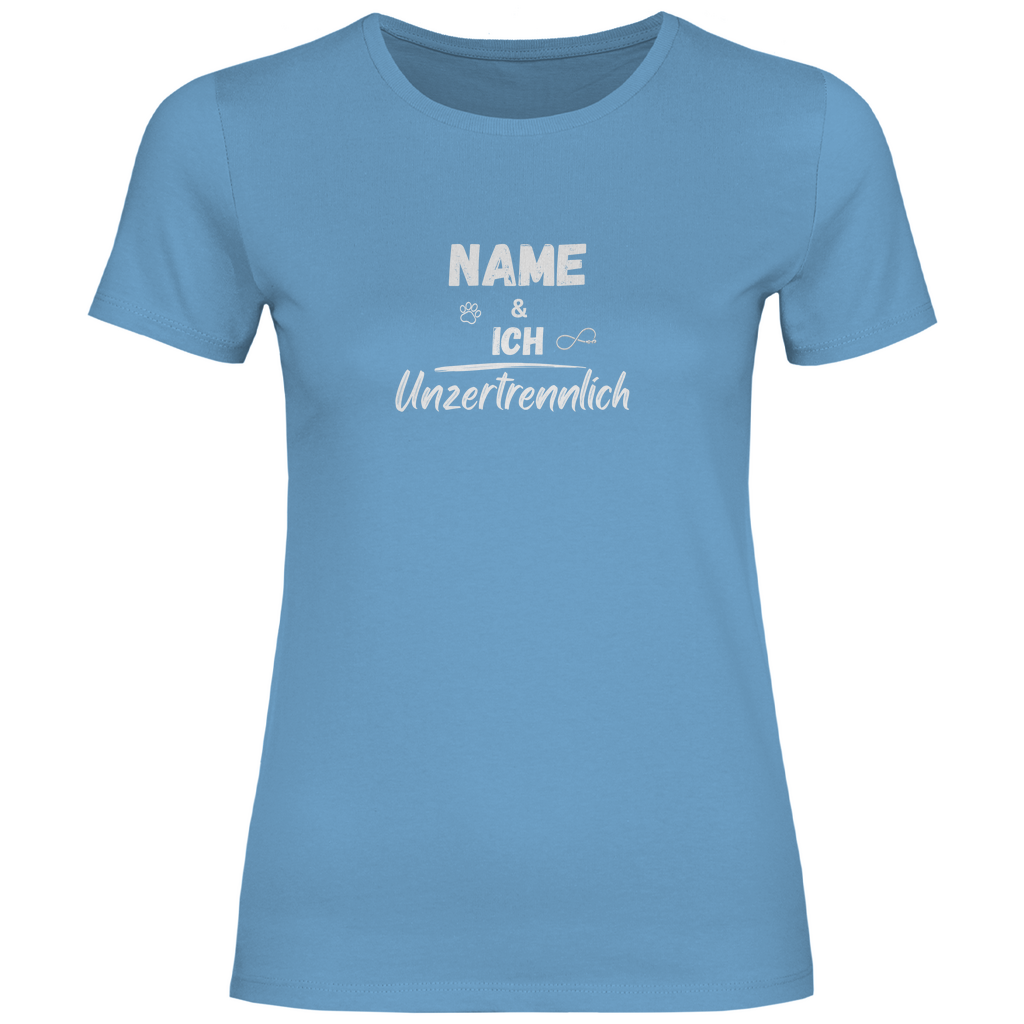 Unzertrennlich - T-Shirt für Damen- Dein Wunschtext