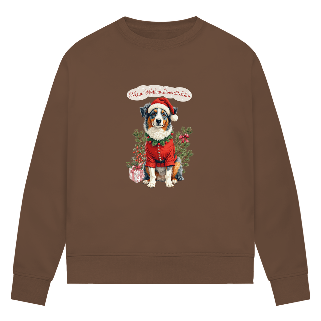 Weihnachtswichteln - Bio-Sweatshirt für Damen