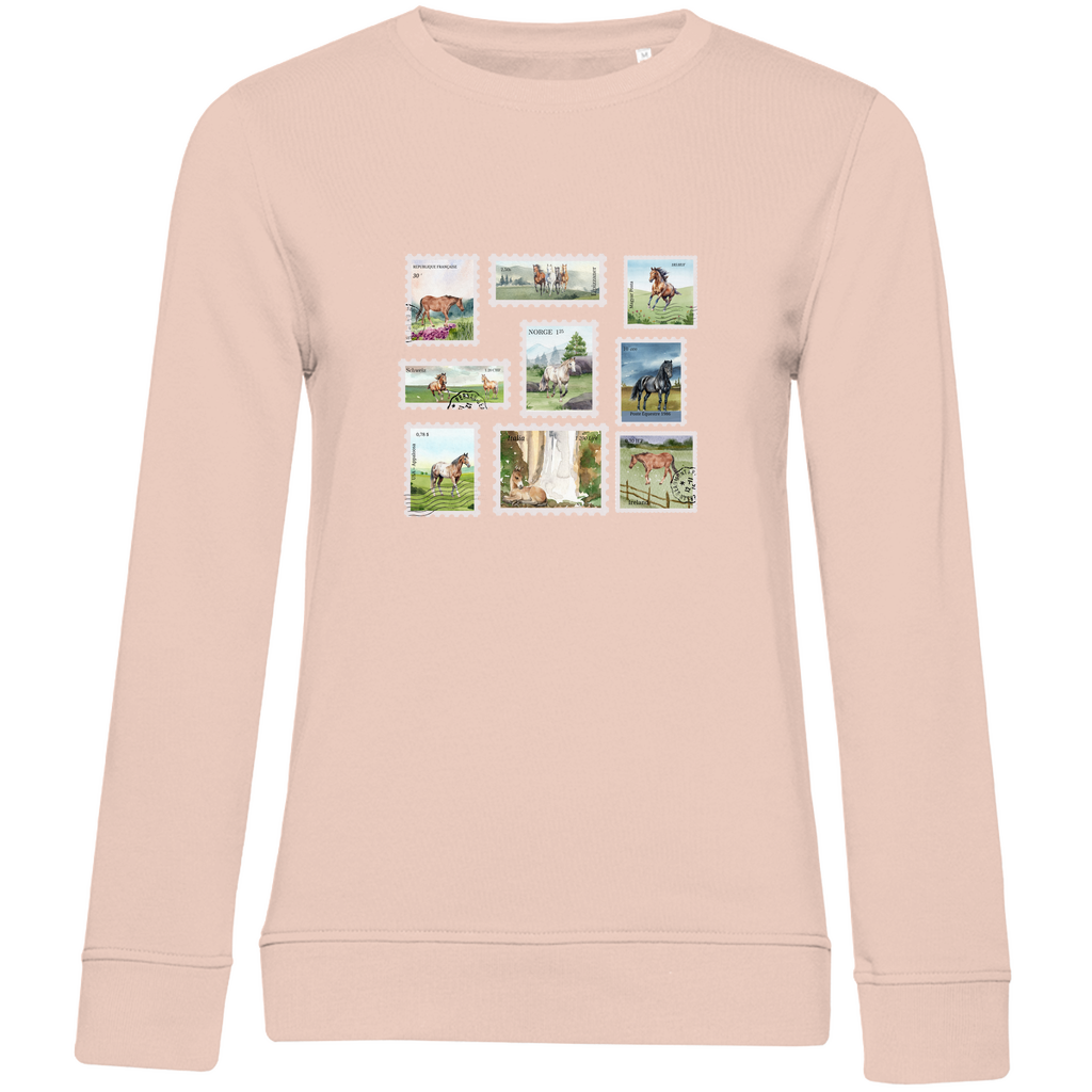 Pferdepost - Bio-Sweatshirt für Damen
