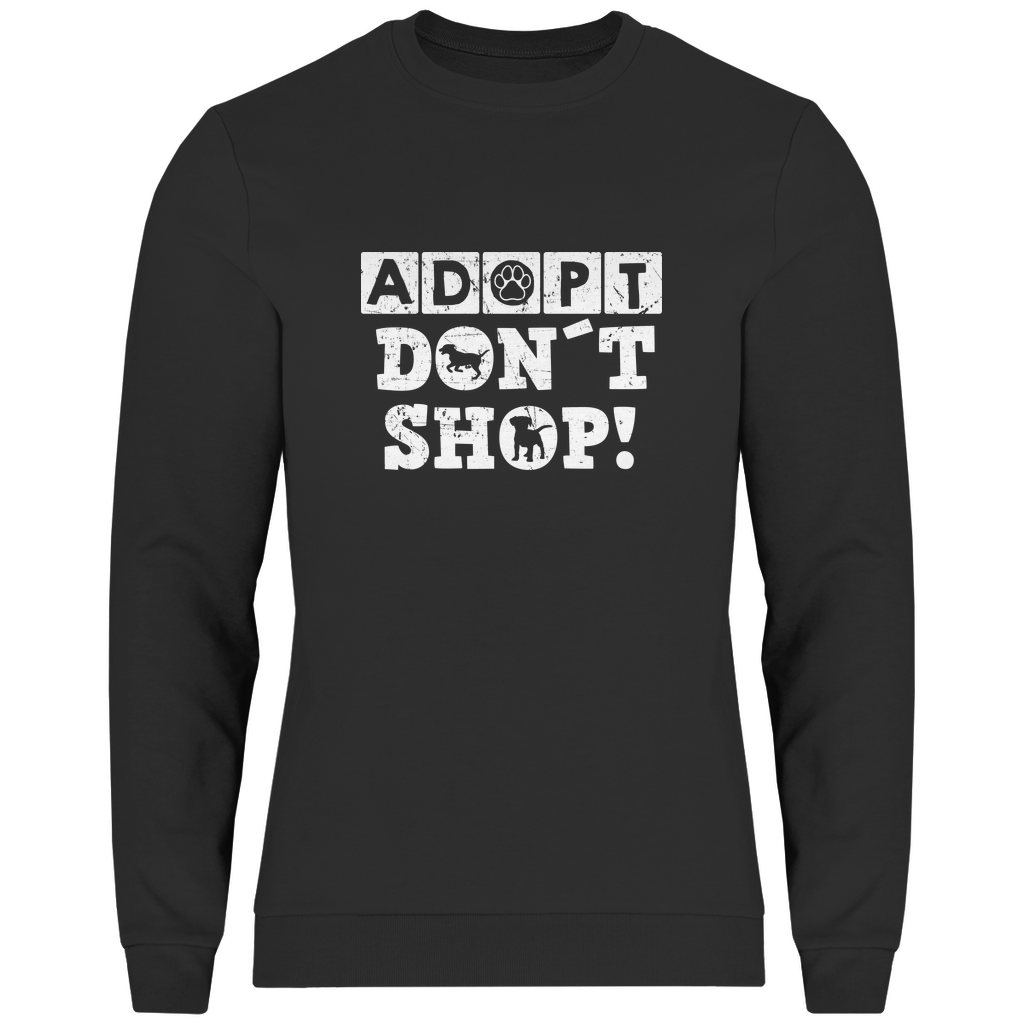 Adopt Don't Shop - Sweatshirt für Herren