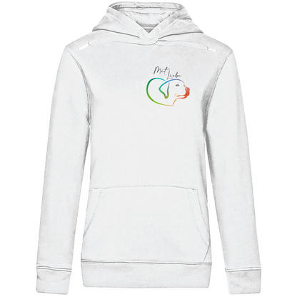 Mit Liebe - Bio-Hoodie für Damen