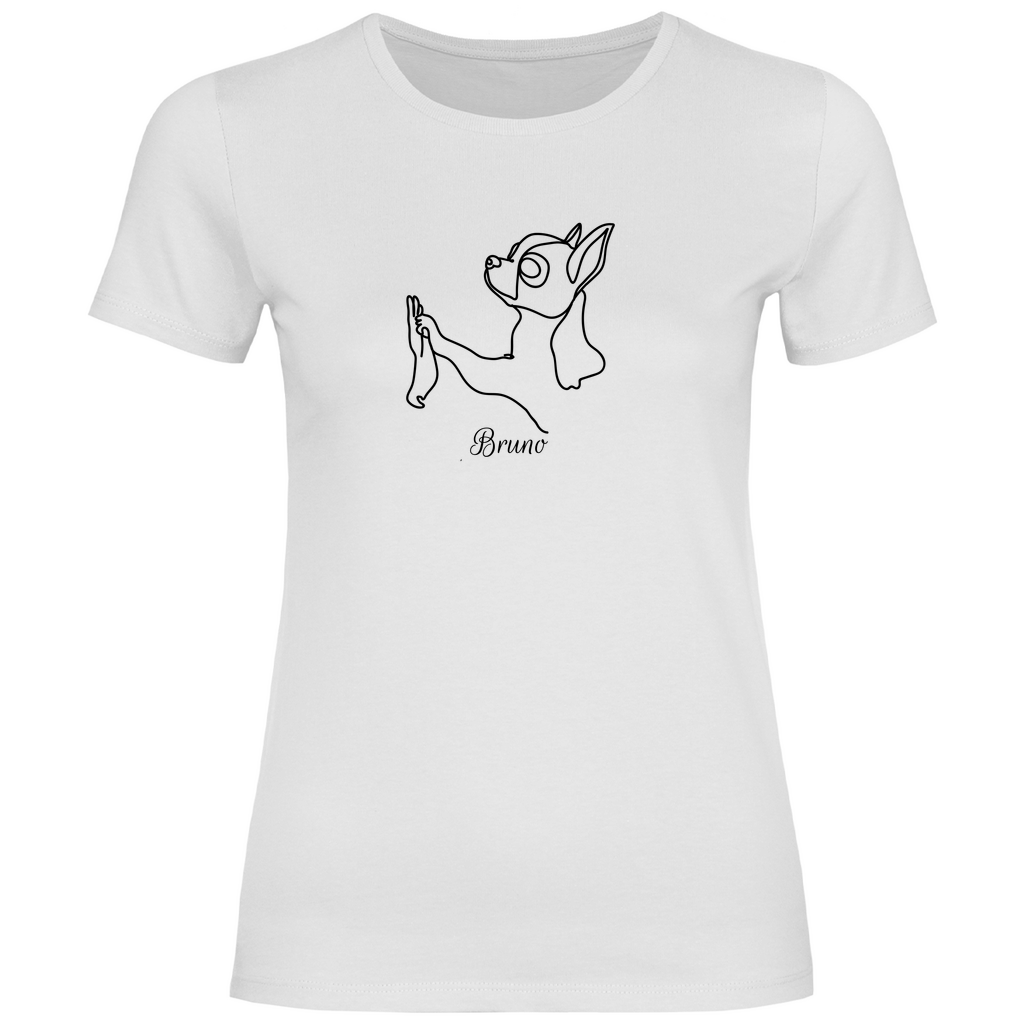 Chihuahua Team - T-Shirt für Damen - Dein Wunschtext