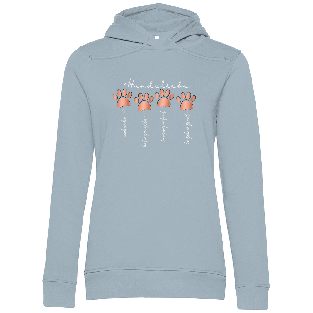 Hundeliebe - Bio-Hoodie für Damen