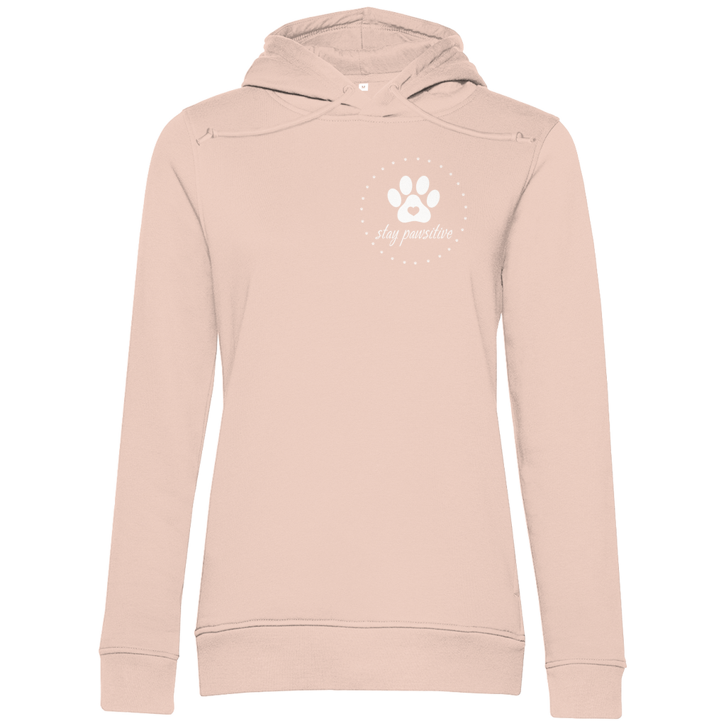 Stay Pawsitive- Bio-Hoodie für Damen