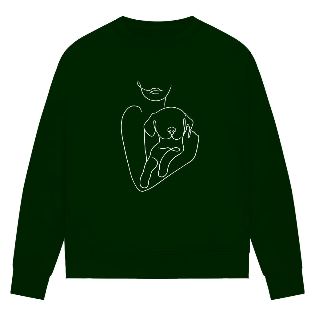 Welpenliebe - Bio-Sweatshirt für Damen