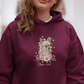 Flower Chihuahua - Bio-Hoodie für Damen-Dein Wunschtext