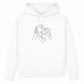 Doppeltes Glück– Hoodie aus Bio-Baumwolle für Damen