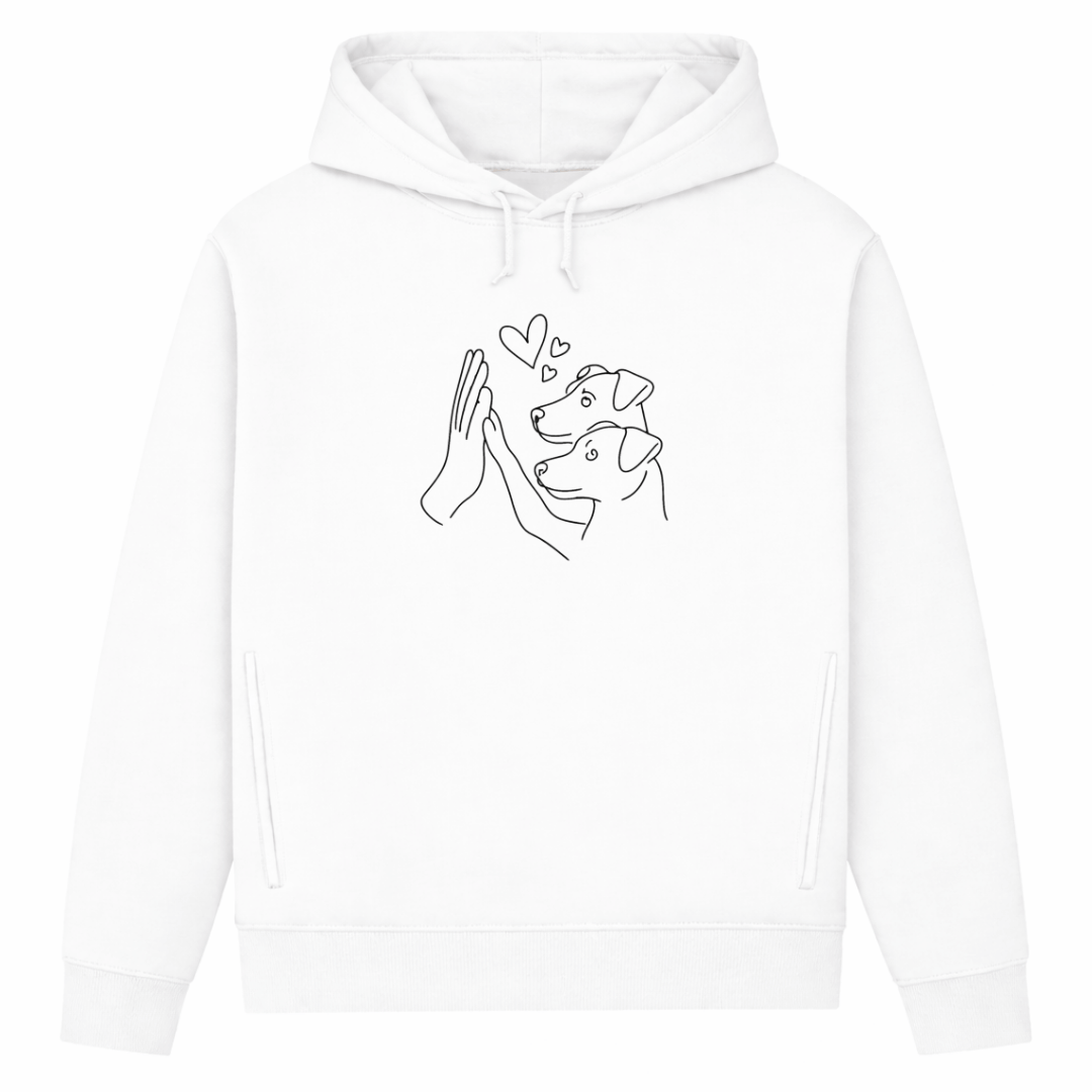 Doppeltes Glück– Hoodie aus Bio-Baumwolle für Damen