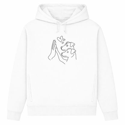 Doppeltes Glück– Hoodie aus Bio-Baumwolle für Damen