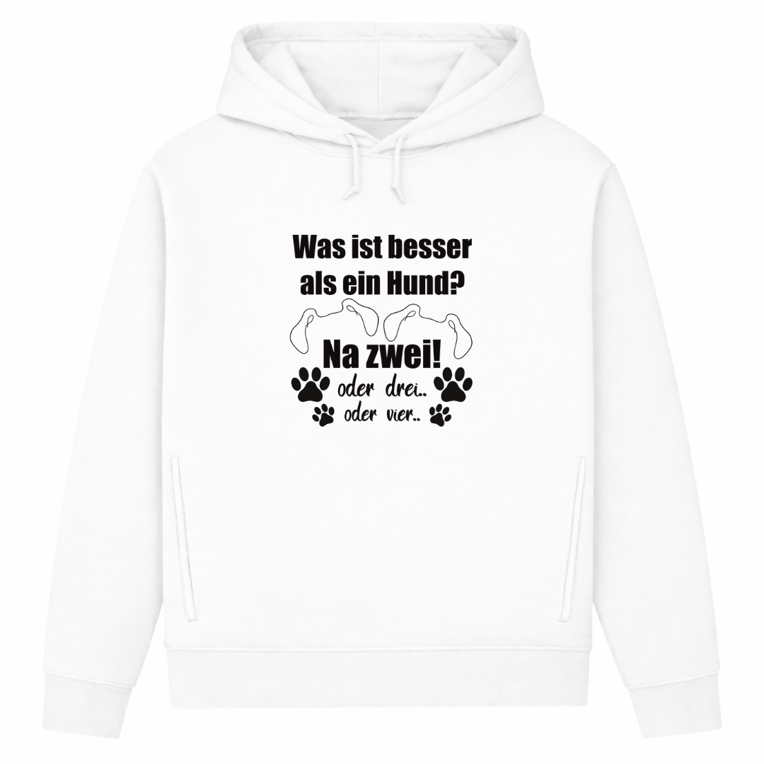 Je Mehr Desto Besser– Hoodie aus Bio-Baumwolle für Damen