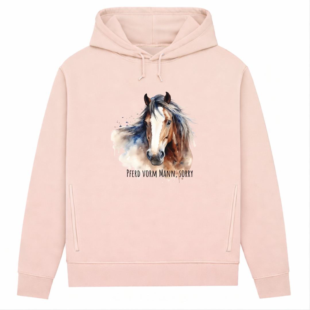Pferd - Hoodie aus Bio-Baumwolle für Damen