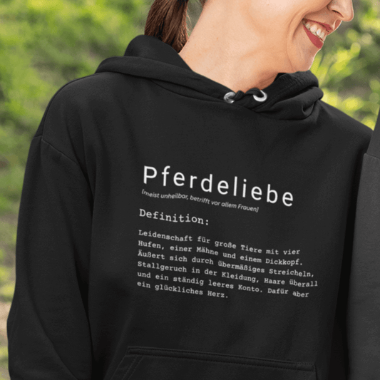 Pferdeliebe - Bio-Hoodie für Damen