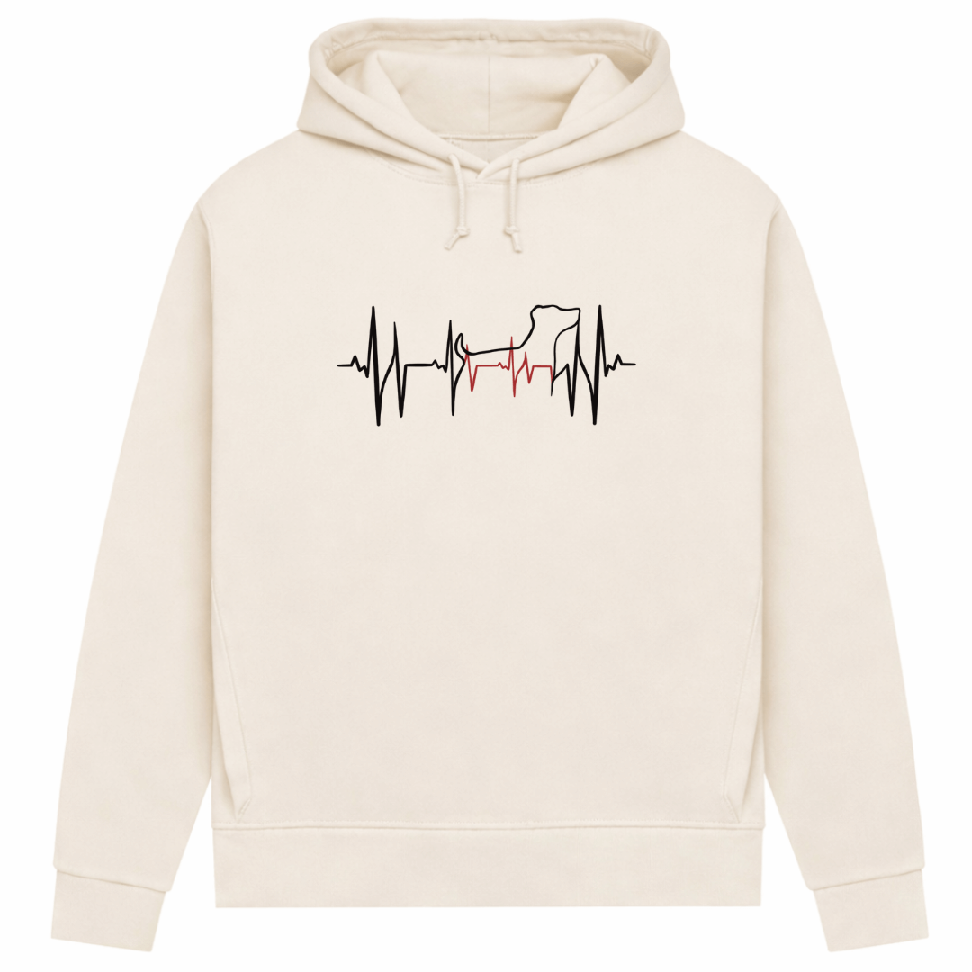 Lebenslinie – Hoodie aus Bio-Baumwolle für Damen