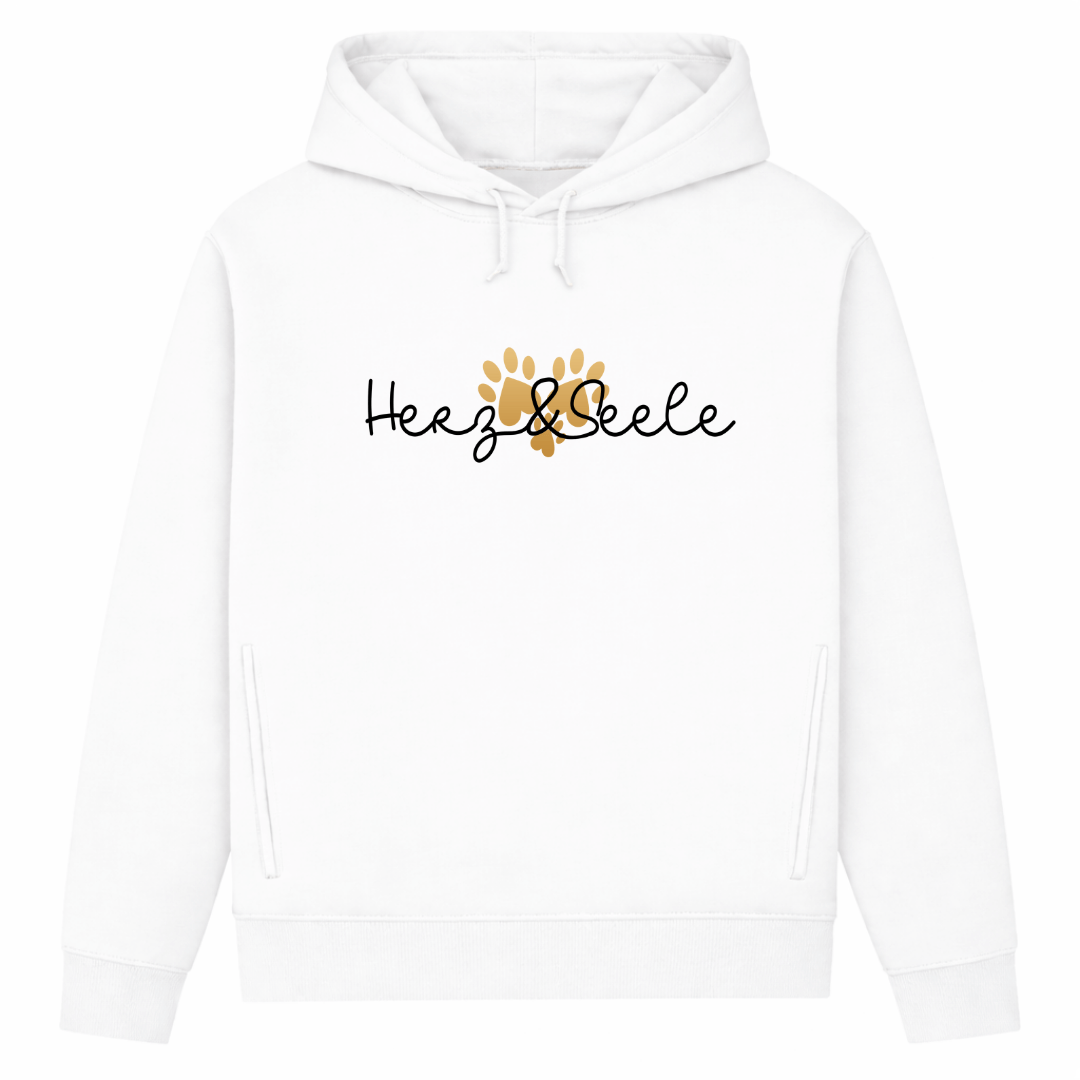 Herz und Seele – Hoodie aus Bio-Baumwolle für Damen
