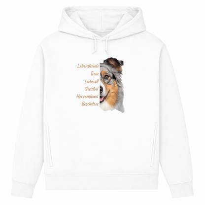 Australian Shepherd – Hoodie aus Bio-Baumwolle für Damen