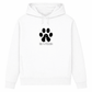 Herz und Pfötchen– Hoodie aus Bio-Baumwolle für Damen