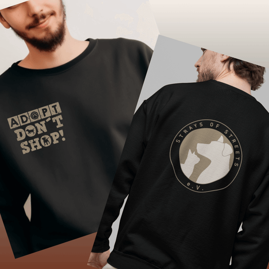 Strays of Streets Adopt Don´t Shop - Sweatshirt für Herren