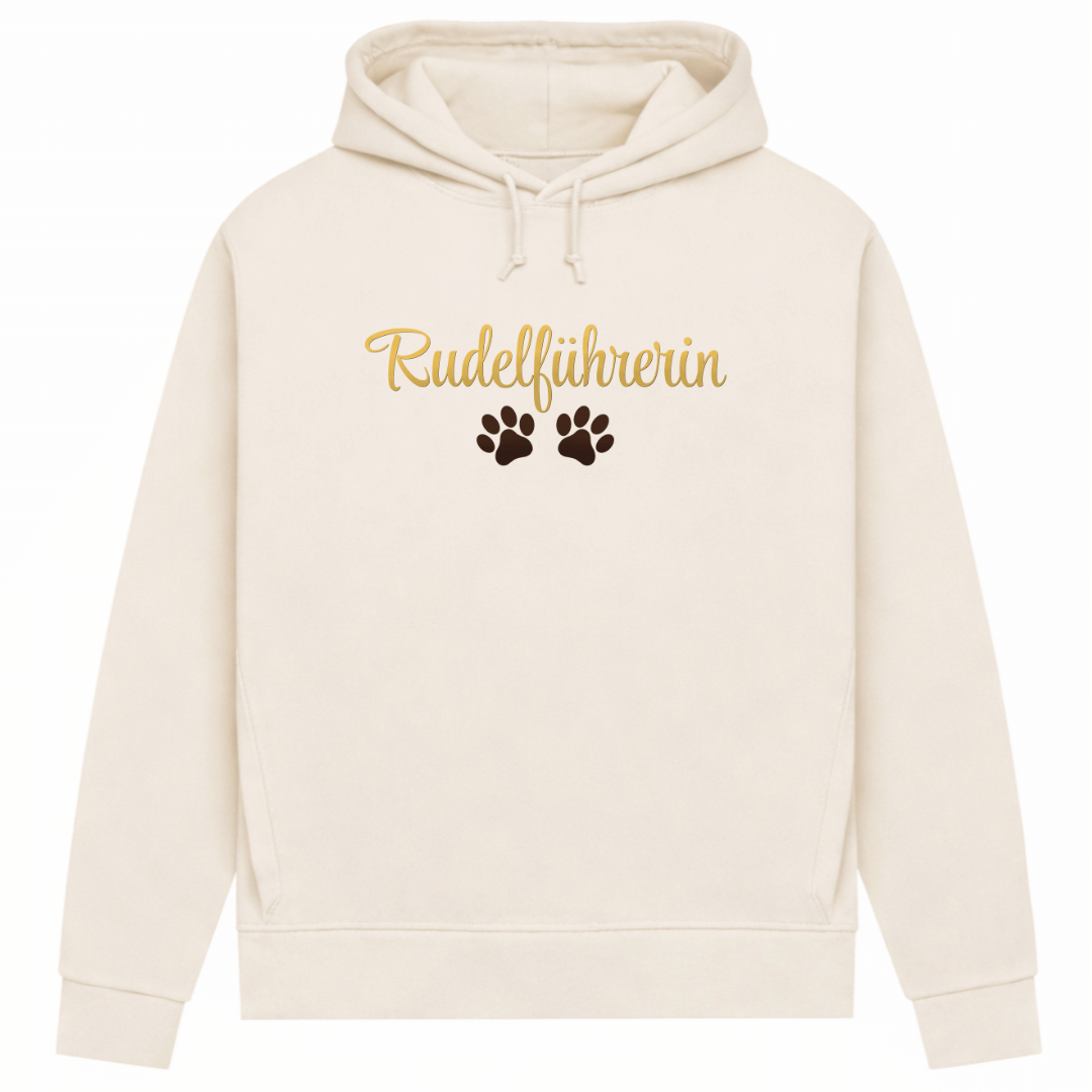 Rudelführerin– Hoodie aus Bio-Baumwolle für Damen