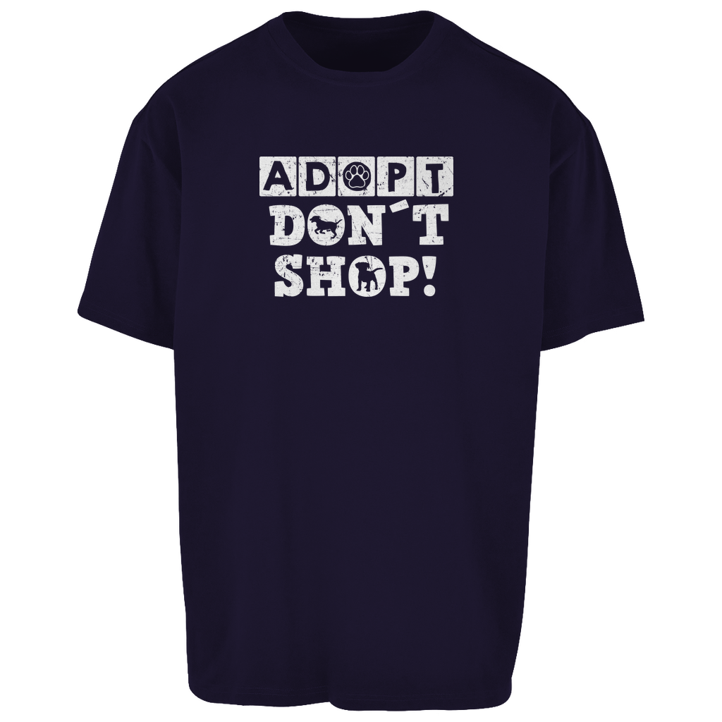 Adopt Don't Shop - Oversize T-Shirt - Unisex