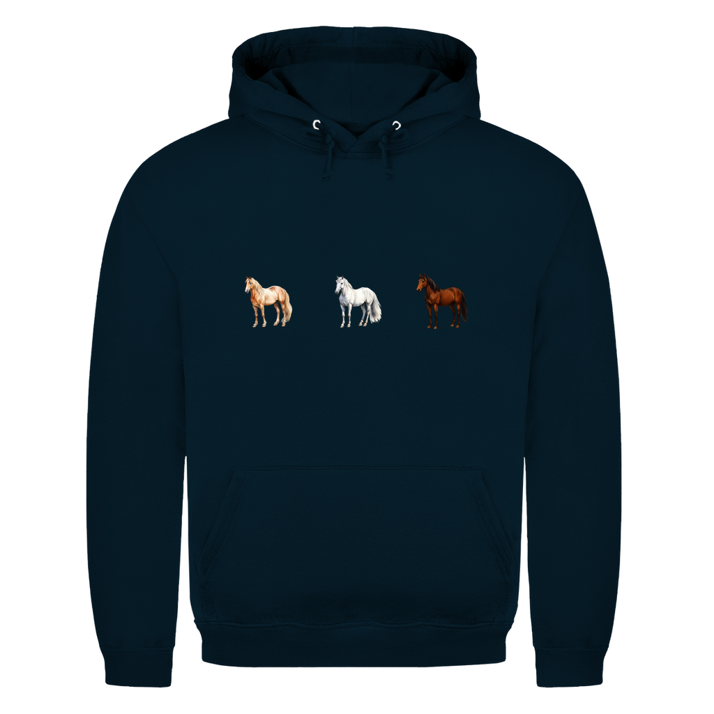 Pferde Trio - Hoodie Unisex