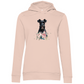 Flower Schnauzer - Bio-Hoodie für Damen