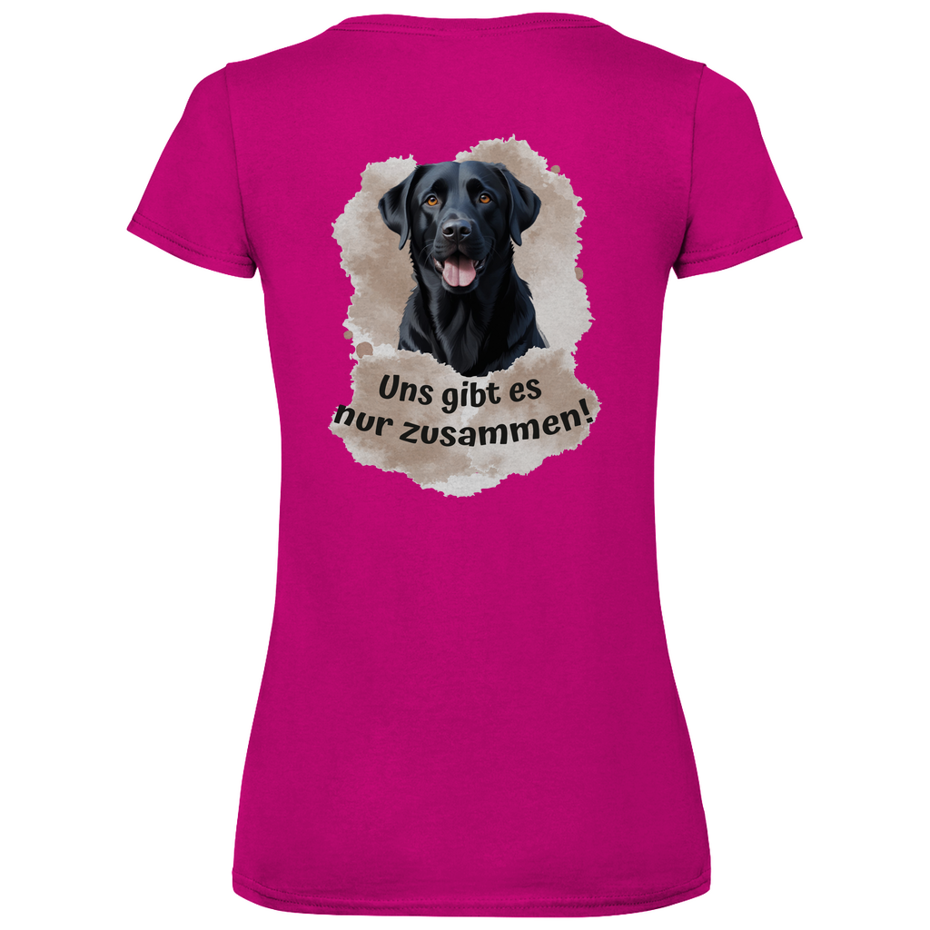 Labradorliebe - V-Shirt für Damen