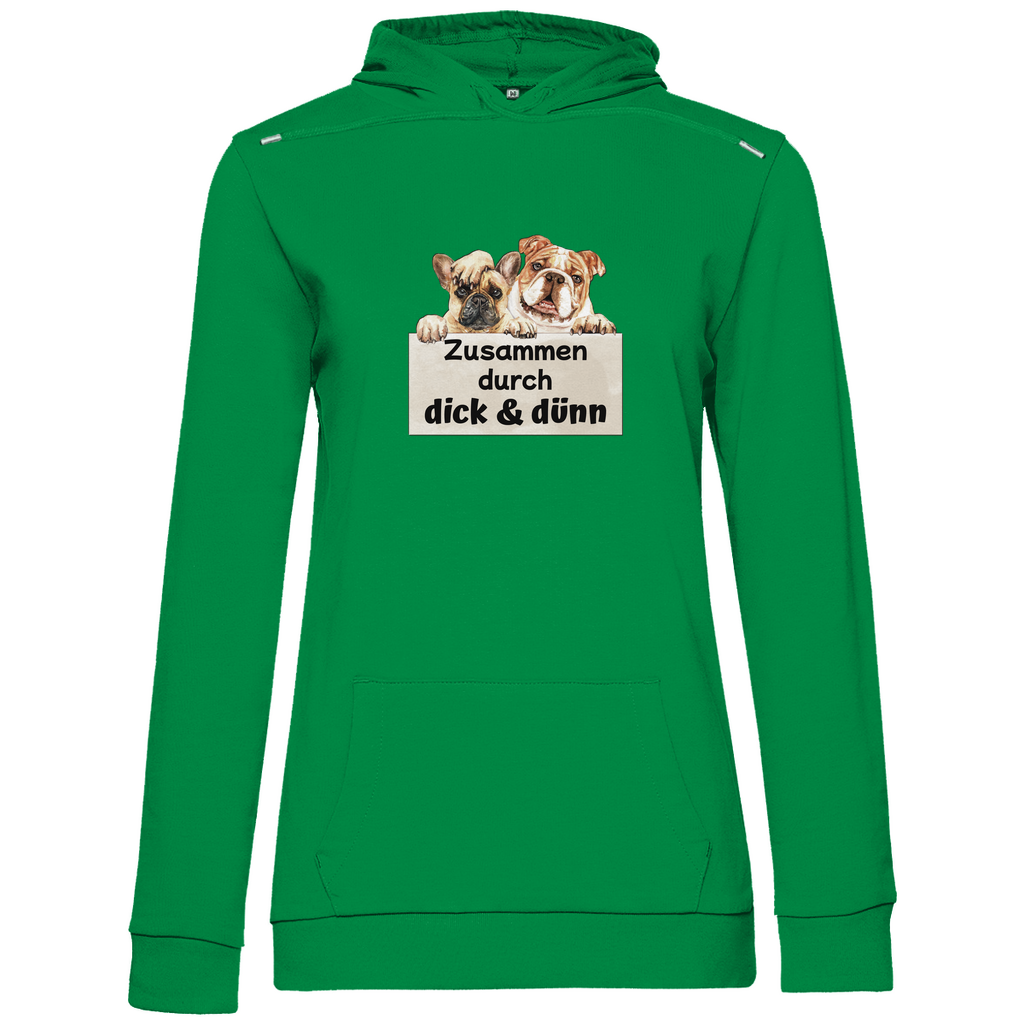 Dick und Dünn - Hoodie für Damen