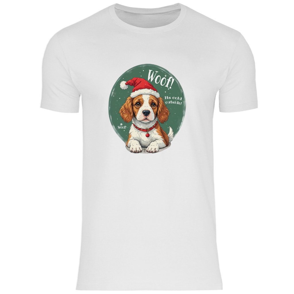 Wuff und Weihnachten - T-Shirt für Herren