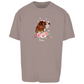 Flower Cavalier King Charles - Oversize T-Shirt Unisex-Dein Wunschtext